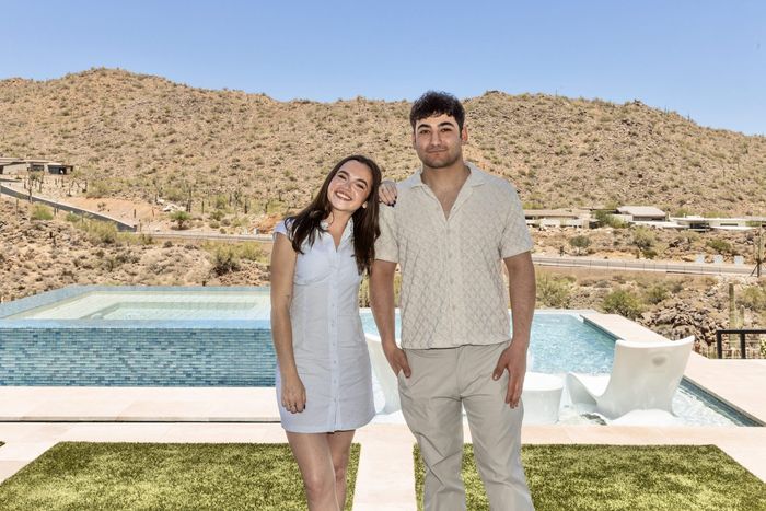 Guests poolside