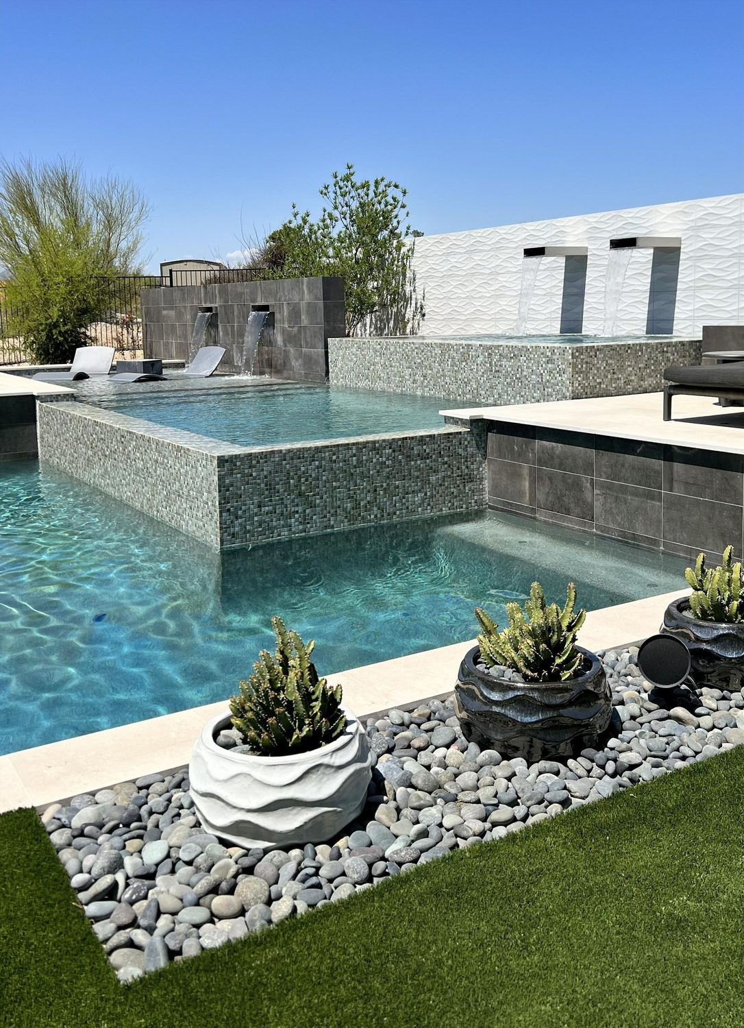 Three Tiered Pool & Spa — pool in Scottsdale, AZ